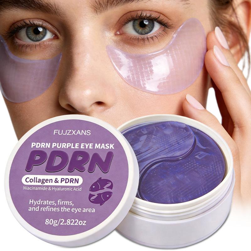 Collagen Under Eye Patches - PDRN 아이 마스크 60개, 30쌍, 연어